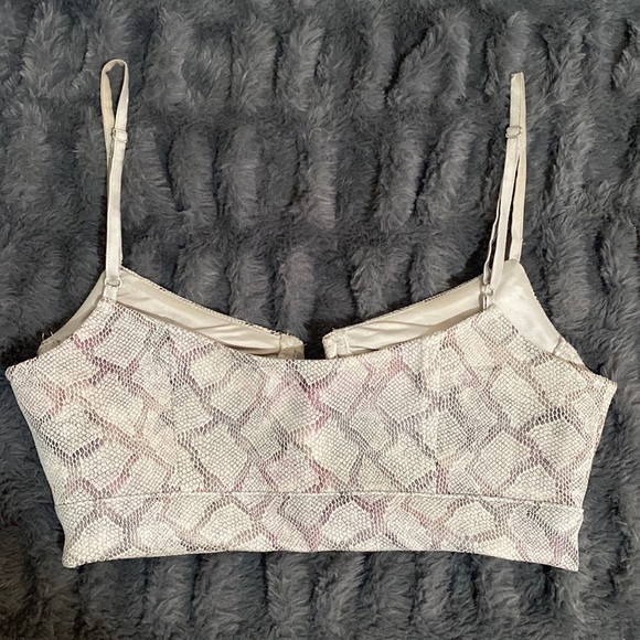 By The Way Lhiea Python Bustier Top in Python - Picture 6 of 11